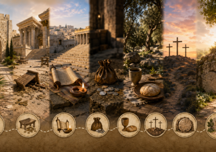 The timeline from Palm Sunday to Resurrection Sunday