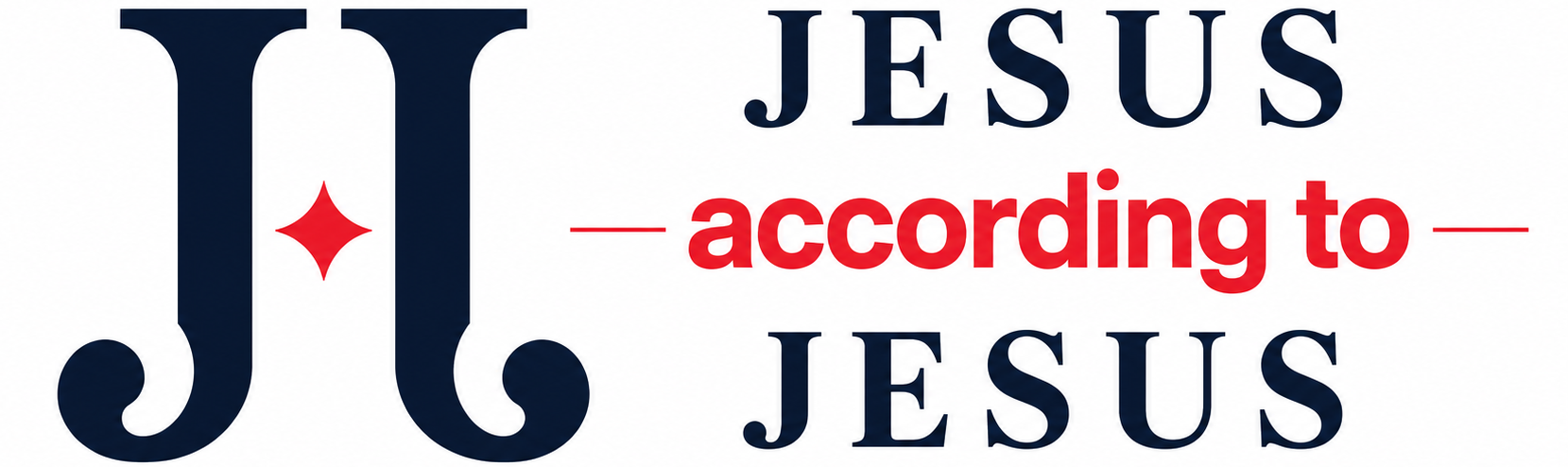 Jesus according to Jesus logo