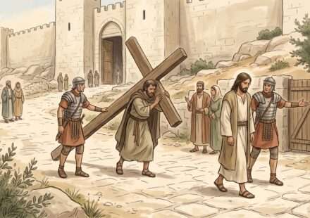Simon of Cyrene_ The Passerby Compelled to Carry Jesus Cross