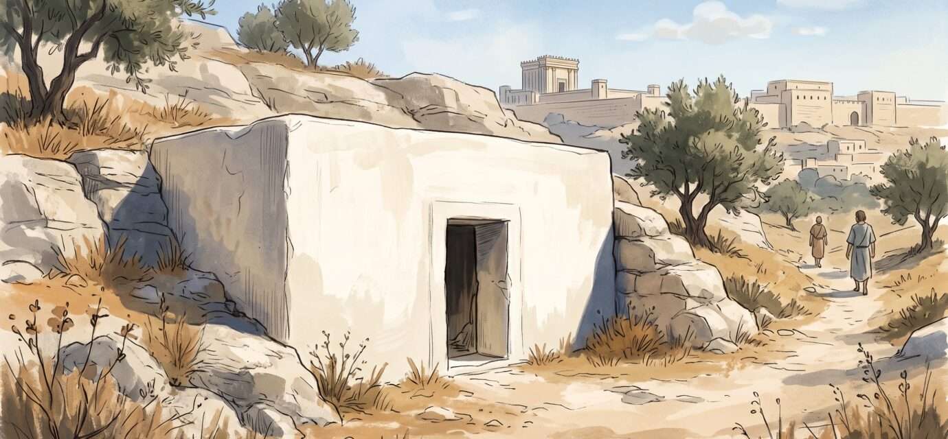 White-washed tombs