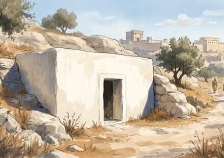 White-washed tombs