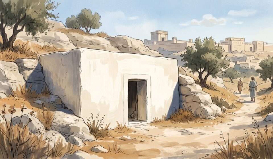 White-washed tombs